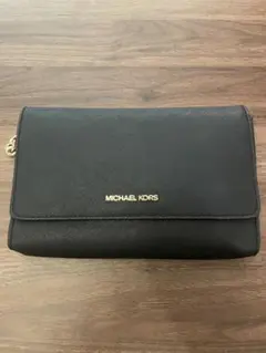 MICHAEL KORS ブラックショルダーバッグ