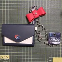 ユニバ USJ 名探偵コナン　チケットホルダー＆キーチェーン コインケース