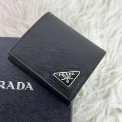 ねこさま専用　【未使用級】現行 PRADA RFID コインケース 小銭入れ