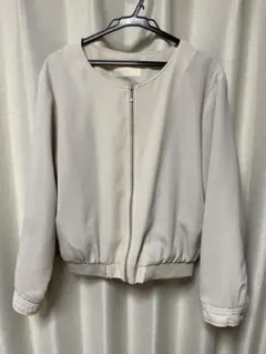 ビームスハート ブルゾン ベージュ アウター パーカー