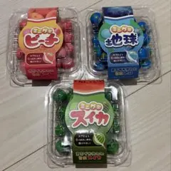 ミニグミ　地球グミ　スイカグミ　ピーチグミ