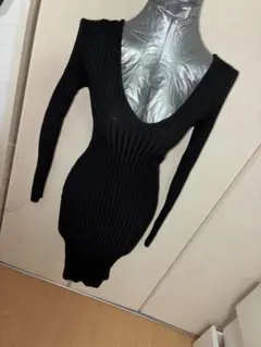 新品ハワイで購入リブ生地ぴったり美ラインワンピース