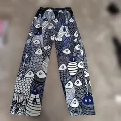 Temu プリントデザインパンツ