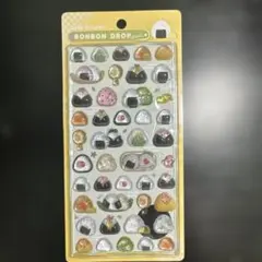 新品未開封 ボンボンドロップシール 和柄シリーズ おにぎり