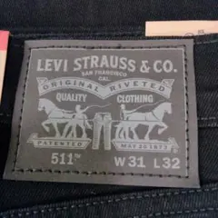 ★ Levi's 511 スリム ブラック W31 L32★