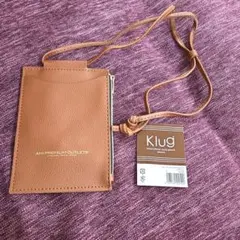 Klug スマホショルダーバッグ ブラウン