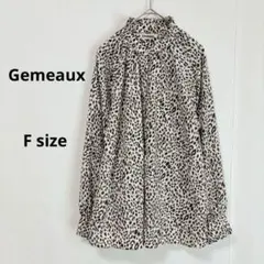 ヒョウ柄 シャツ