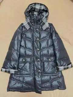 【11/25まで出品】バーバリーブルーレーベル フード付きダウンコート　38