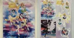 セーラームーン アイスショー　クリアファイル2枚&シール1枚セット