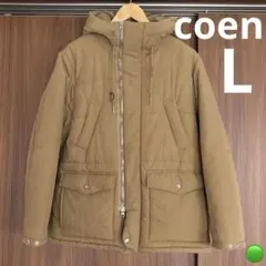 coen コーエン アウター　ジャンパー　ベージュ　L