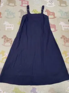 スタディオクリップ　ネイビー キャミワンピース ストレートカット　ワンピース