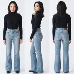 MOUSSY マウジー　MVS フレア　flare デニムパンツ　ブーツカット