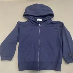 ネイビー フルジップパーカー