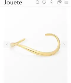 coolara★ 様専用Jouete ゴールド シンプルカーブバングル