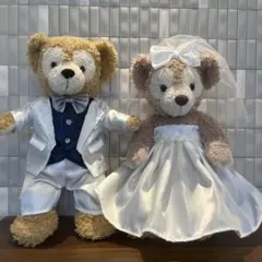 ダッフィーシェリーメイウエディングコスチューム♡