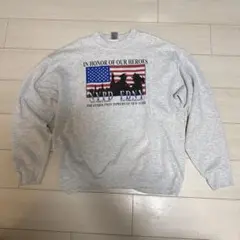 90s-00s フルーツオブザルーム NYPD FDNY スウェット L グレー