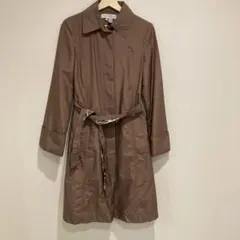 ZARA BASIC レッド ノーカラー ロングコート - メルカリ