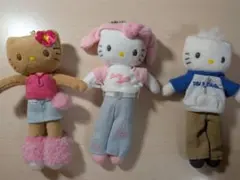 산리오 ハローキティ ディアダニエル マスコット 3種セット 묶음 판매