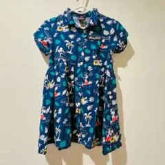 ✳︎BABYDOLL ミッキー柄 半袖ワンピース 90