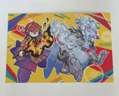 ジャンプ　ポケモン　メガシンカ　ポストカード　灯火のオテル　メガリザードンX