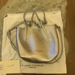 2025年最新】GIANNI CHIARINI カラー：シルバー系 ショルダーバッグの
