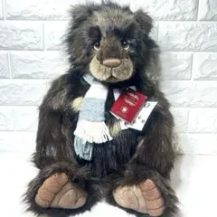 【超希少】Steiff シュタイフブラックジャッキー アメリカ イベント限定品 超希少】Steiff シュタイフブラックジャッキー アメリカ イベント限定