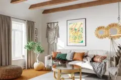 【NO.631】キリンのイラストアートポスター動物園レトロポップ子供部屋可愛い