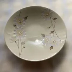 【新品】たち吉 花柄 薄黄 小皿 1枚 ①