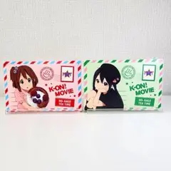 「ローソン 映画けいおん!フェア」ミニファイルケース 平沢唯・中野梓