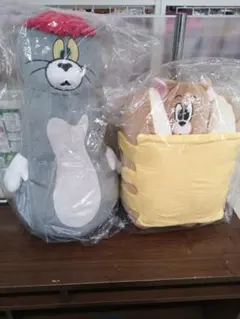 トムとジェリー　happyくじ　特賞ジェリーぬいぐるみ　ラスト賞　トムぬいぐるみ