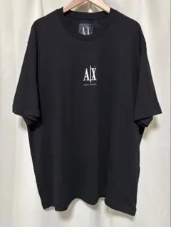② 新品 Armani Exchange クルーネック ブラック Tシャツ Lのサムネイル