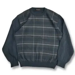 パネルデザイン ヴィンテージ レトロニット 00s ケーブル編み 古着ミックス