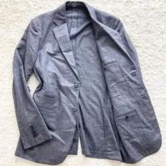 １９AW　未使用級　エルメス　５０　カシミヤ９６％　テーラード　ジャケットのサムネイル