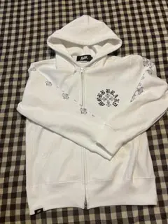 MOBB CROSS SLEEVE ZIP HOODIE