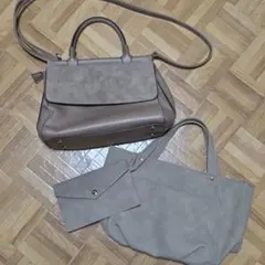 ショルダーバッグ レディース バッグ ハンドバッグ ベージュ 綺麗め 2way