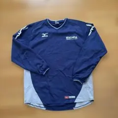 Mizuno ネイビー 長袖シャツ JASPO