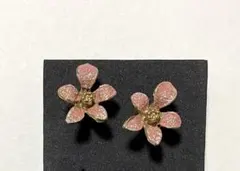 ヴィンテージ　レトロ　フラワー　ボタニカル　ピアス