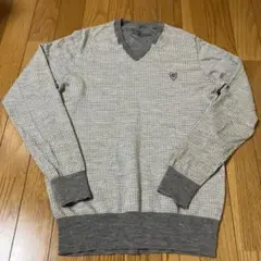 美品！ブラックレーベルクレストブリッジ　ウールニット　千鳥柄