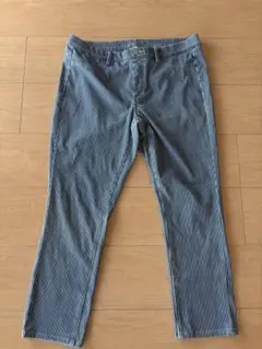 UNIQLO クロップドレギンスパンツ ヒッコリー ウルトラストレッチ XL