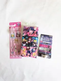新品　推しの子　歯ブラシセット/ティッシュ/銀テ風テープのサムネイル