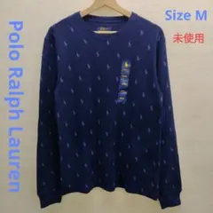 Polo Ralph Lauren サーマル ポロプリント 長袖 Tシャツ M