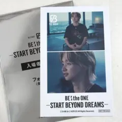 BE:FIRST【JUNON ジュノン】映画　入場者特典　フォト風カード