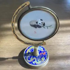 パンダ絵の装飾品の置物