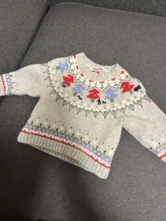 familiar ノルディック柄セーター ツリー　サイズ80