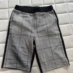 フォーマル　COMME CA ISM チェック柄ハーフパンツ 110A