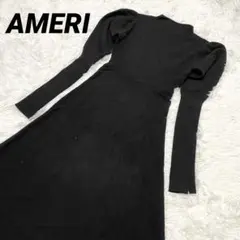 完売 UND PUFF SLEEVE FIT AND FLARE DRESS