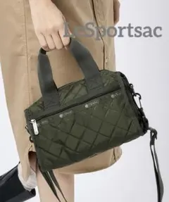 美品 LeSportsacレスポートサック ミニボストン ショルダーバッグ