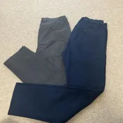 BANANA REPUBLIC スラックス 28x30 ネイビー グレーのサムネイル