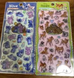 【正規品】　プチドロップステッカー　バンビ　スティッチ
