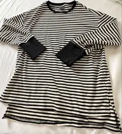 新品タグなし未使用shein DAZY ボーダートップス Lサイズ